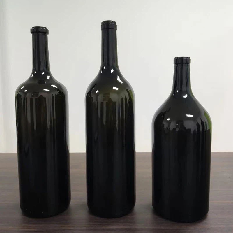 6L Glass Wine Bottle Cork Finish