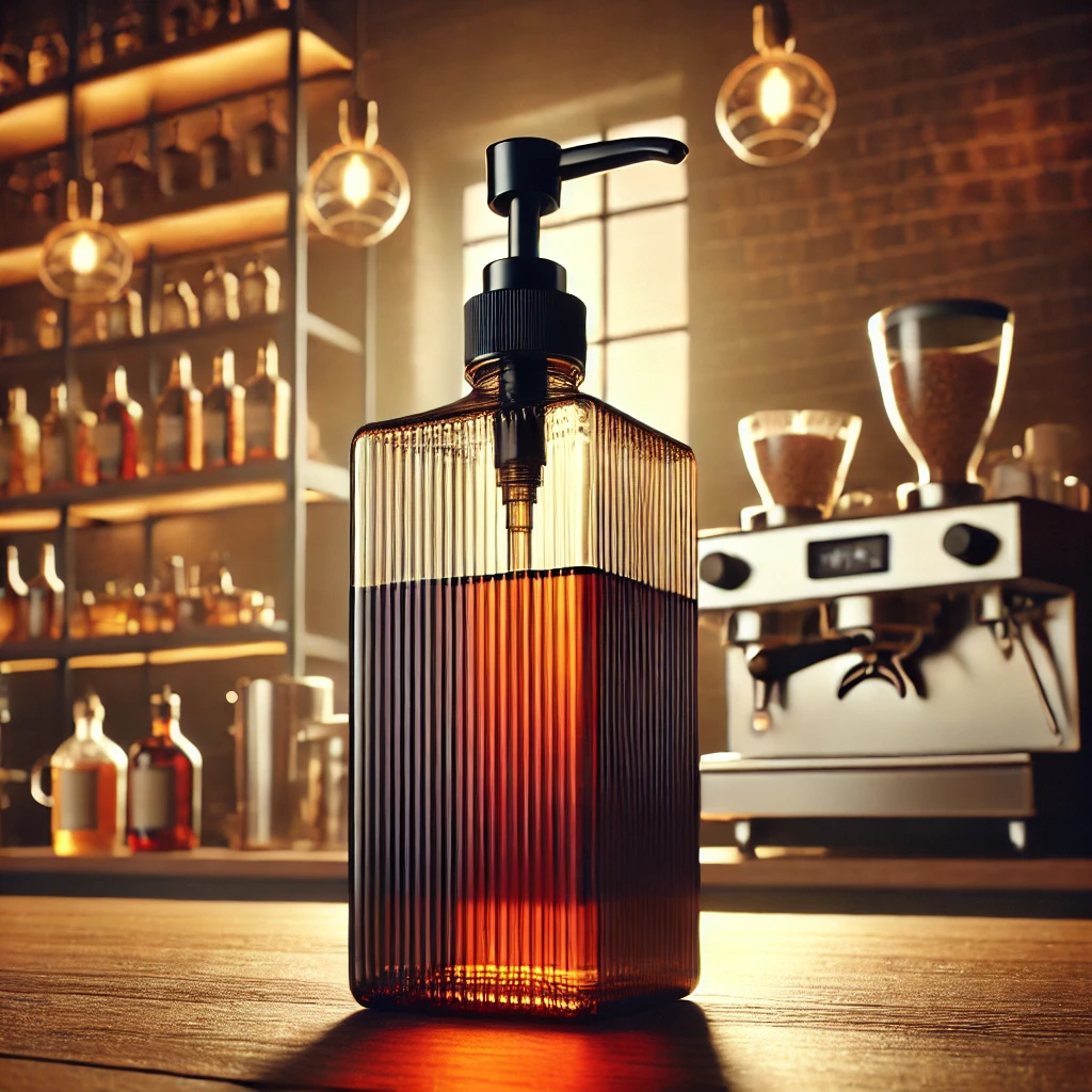 custom coffee syrup bottle custom coffee syrup bottle